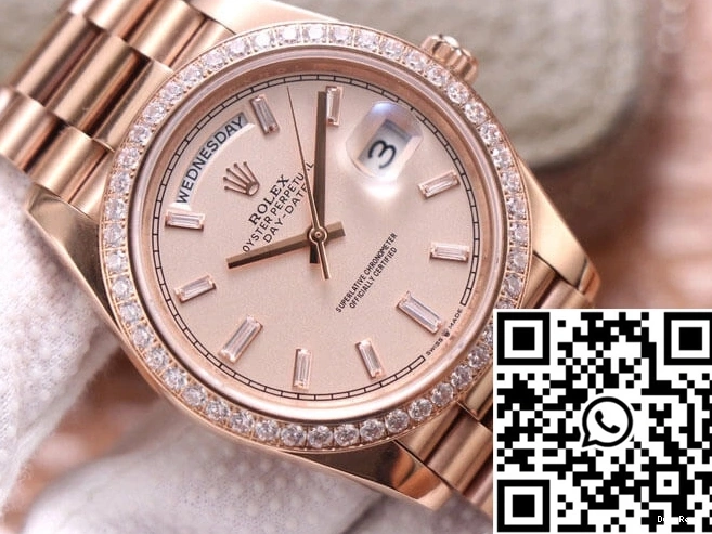 Dial Factory M228345RBR-0007 Diamond Sundust EW Rolex Day-Date 0310